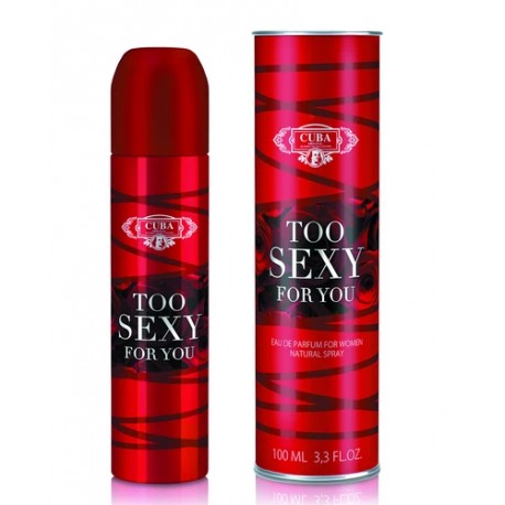 Cuba Too Sexy for you eau de parfum for women 100 ml New Brand