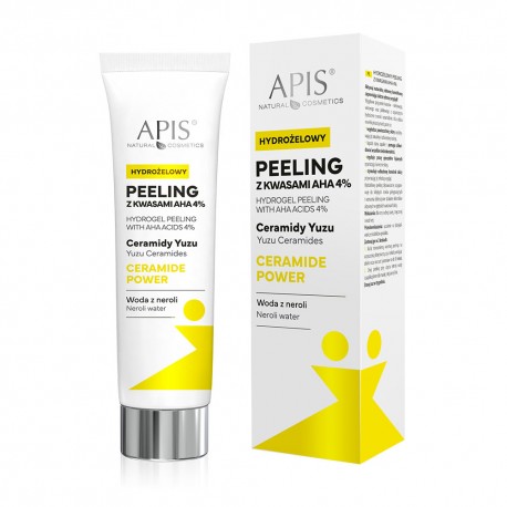 Ceramide Power, Hydrożelowy Peeling z kwasami AHA 4% 100 ml - Apis