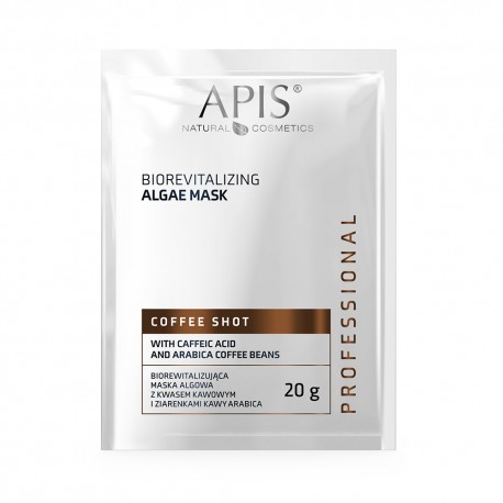 COFFEE SHOT - Biorewitalizująca maska algowa 20 g - Apis