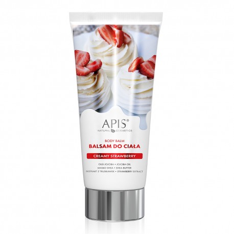 Balsam do ciała - creamy strawberry 200 ml - Apis